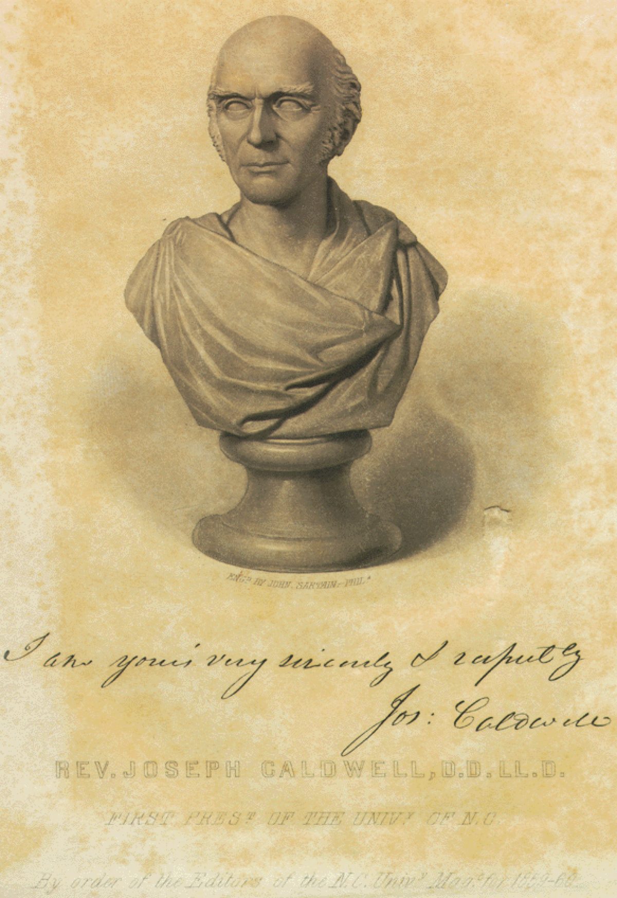 Bust of Joseph Caldwell