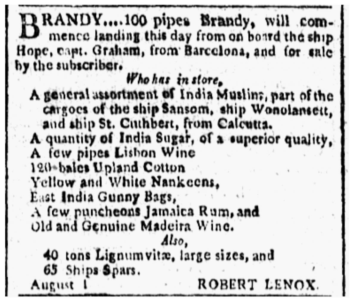 "Brandy ... 100 pipes Brandy"
