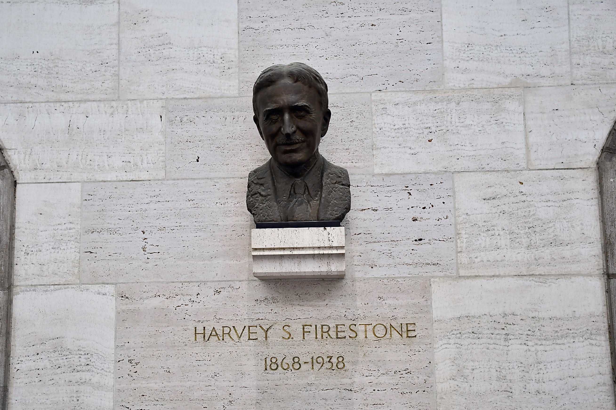 Bust of Harvey S. Firestone Sr.
